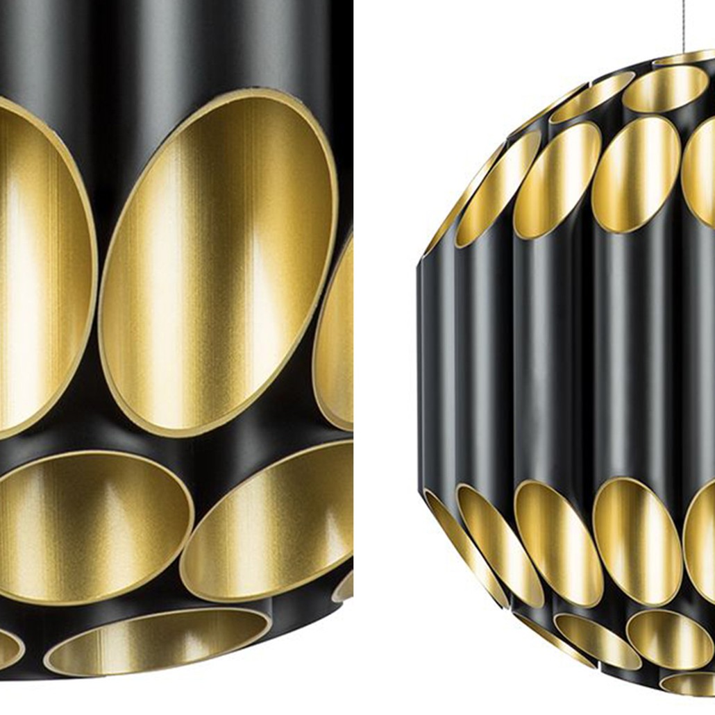 Люстра Garbi Black Pipe Organ Chandelier 80