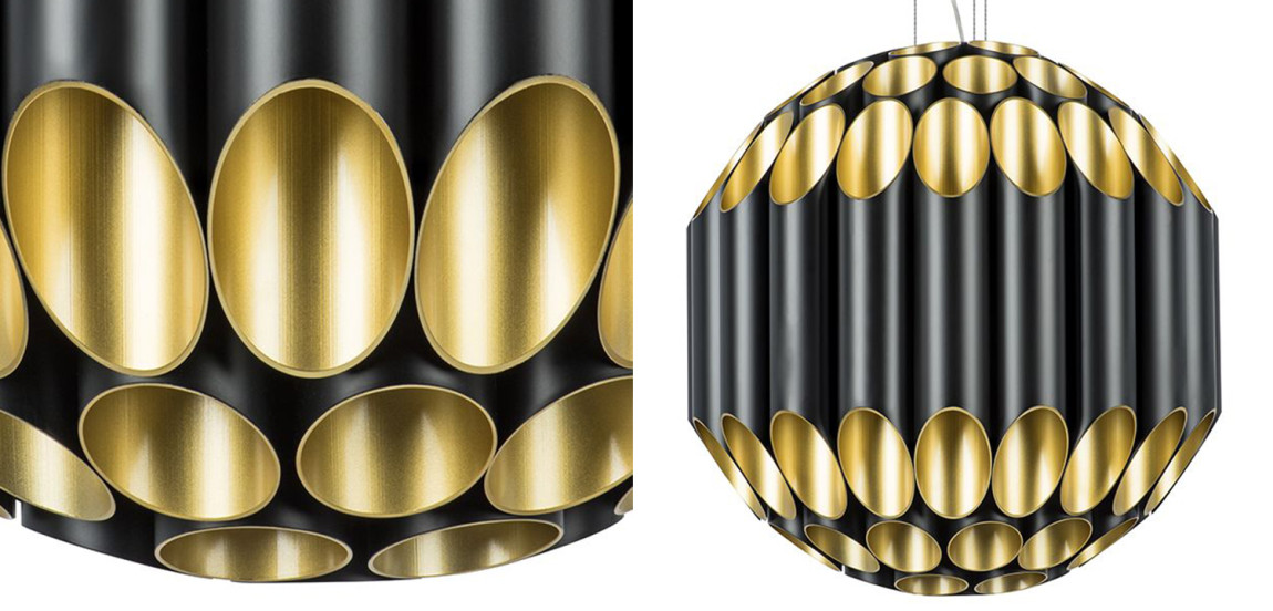 Люстра Garbi Black Pipe Organ Chandelier 80