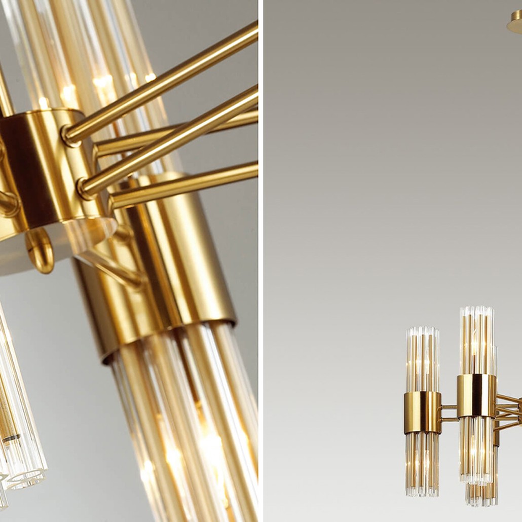 Люстра Gladwin Glass Tubes Chandelier