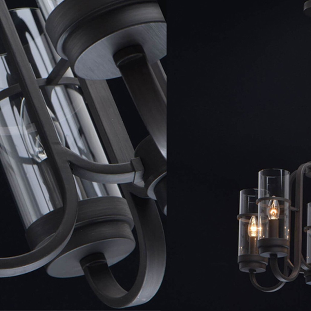 Люстра Glass Beaker lamps 5
