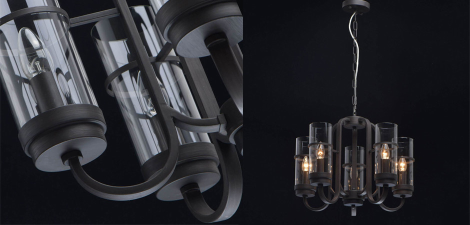 Люстра Glass Beaker lamps 5