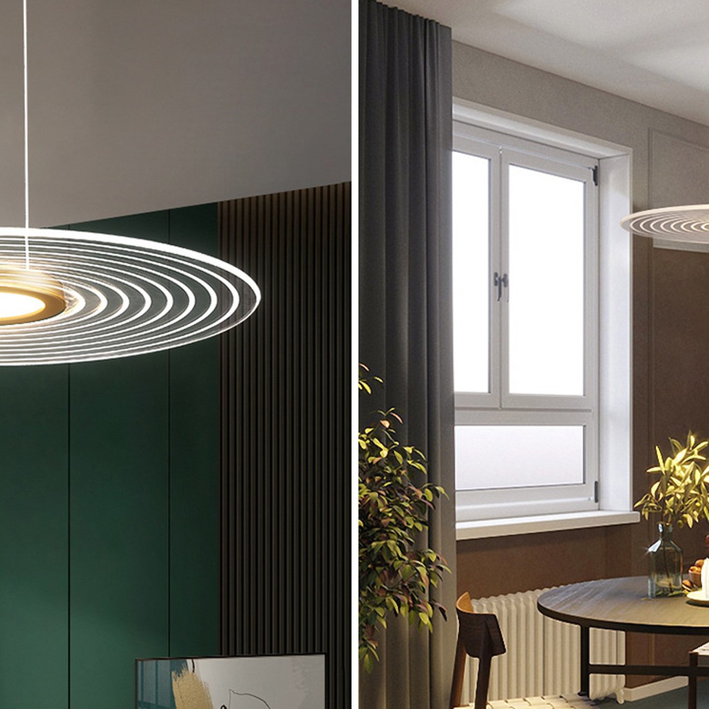 Люстра Glass Disc Chandelier