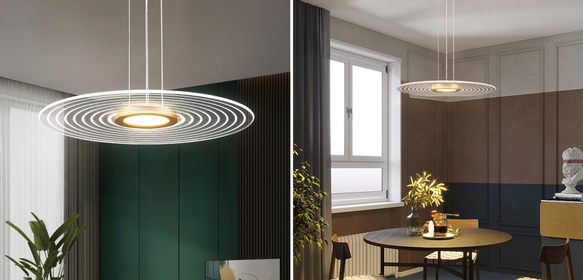 Люстра Glass Disc Chandelier