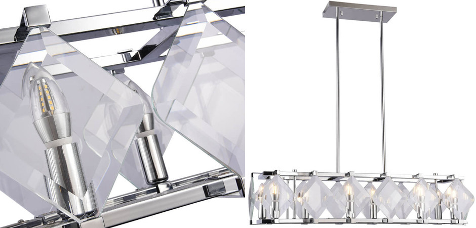 Люстра Glass Rhombus Lighting