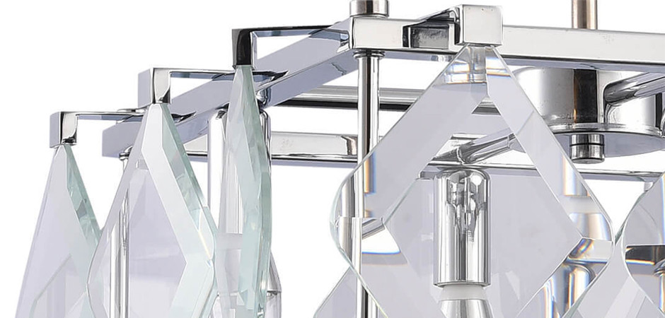 Люстра Glass Rhombus Lighting square