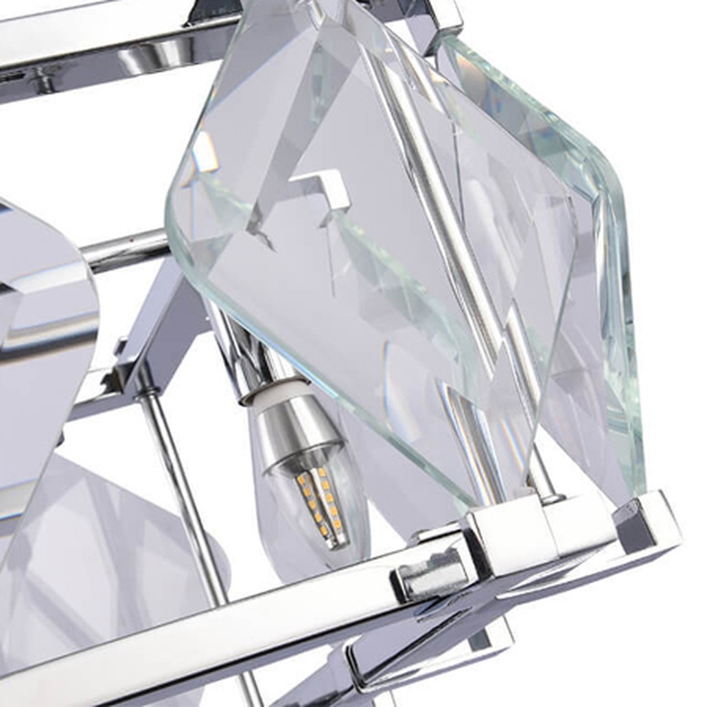 Люстра Glass Rhombus Lighting square