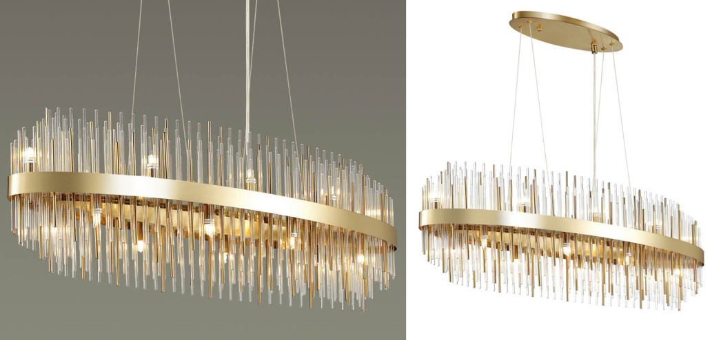 Люстра Glass Stripes In The Belt 16