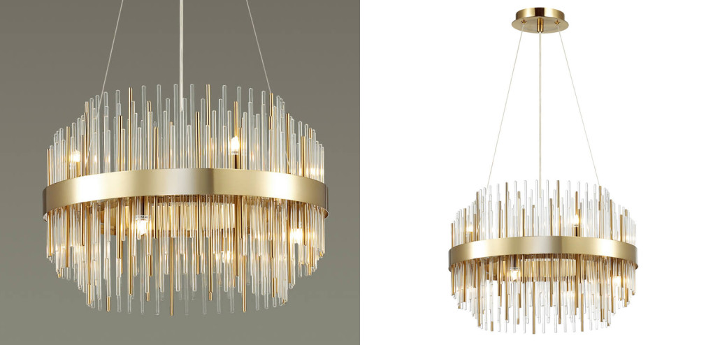 Люстра Glass Stripes In The Belt 8