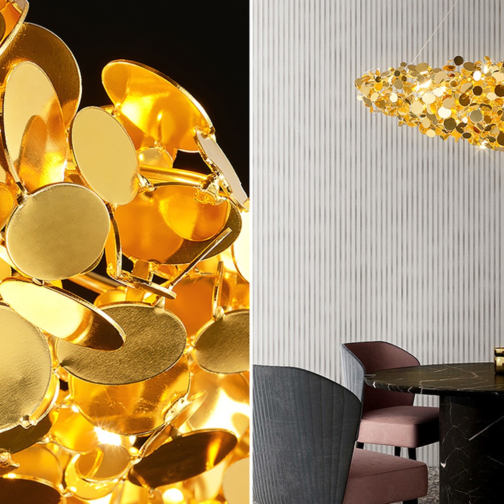 Люстра Godfreet Gold Chandelier