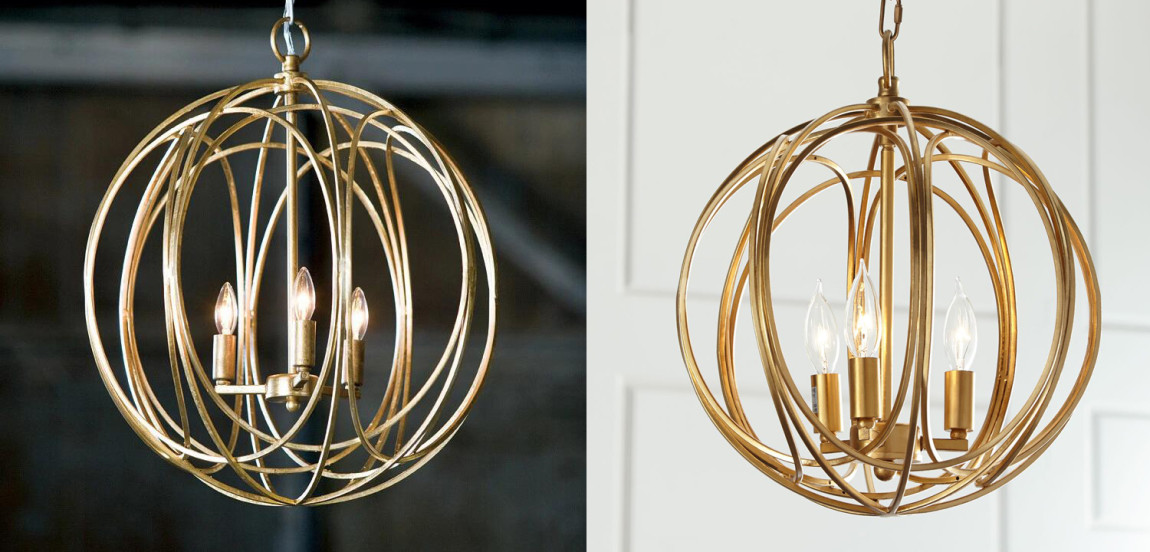 Люстра Golden Sphere Chandelier