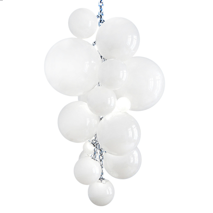 Люстра Grape Balls Белое стекло