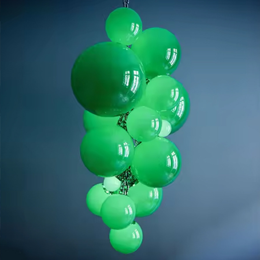 Люстра Grape Balls Зеленое стекло