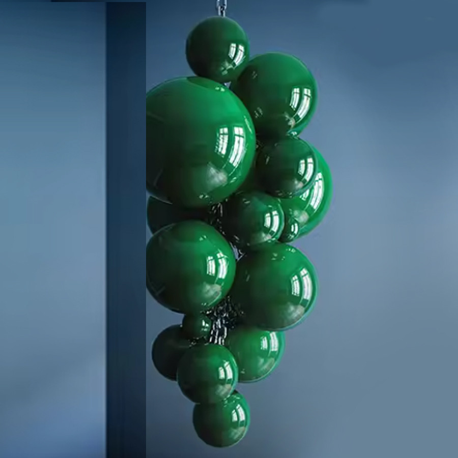 Люстра Grape Balls Зеленое стекло