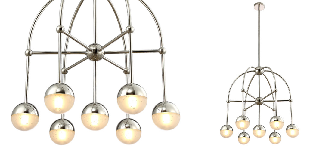 Люстра Heidy Chrome Chandelier 7