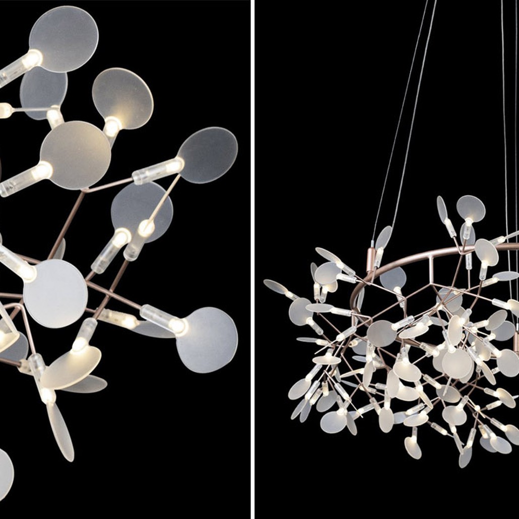 Люстра Heracleum rose gold 100