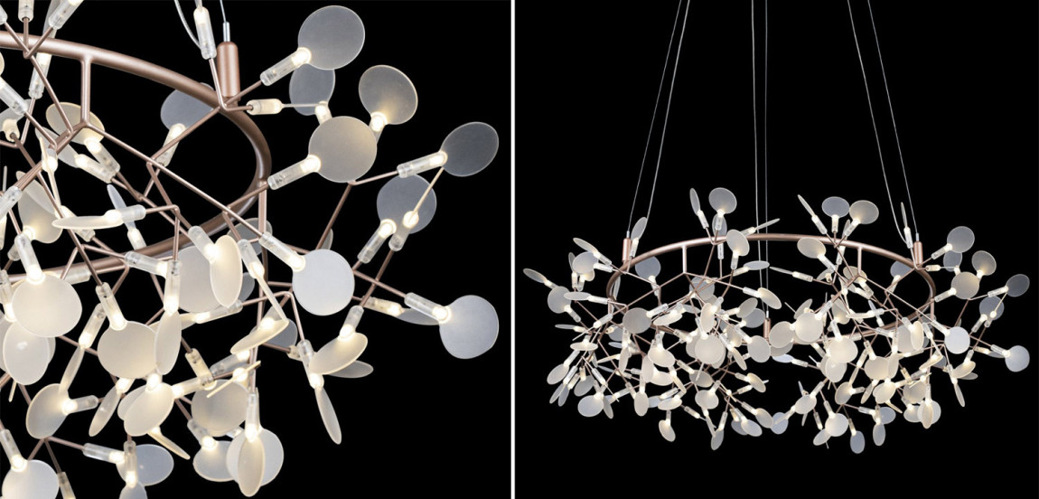 Люстра Heracleum rose gold 100