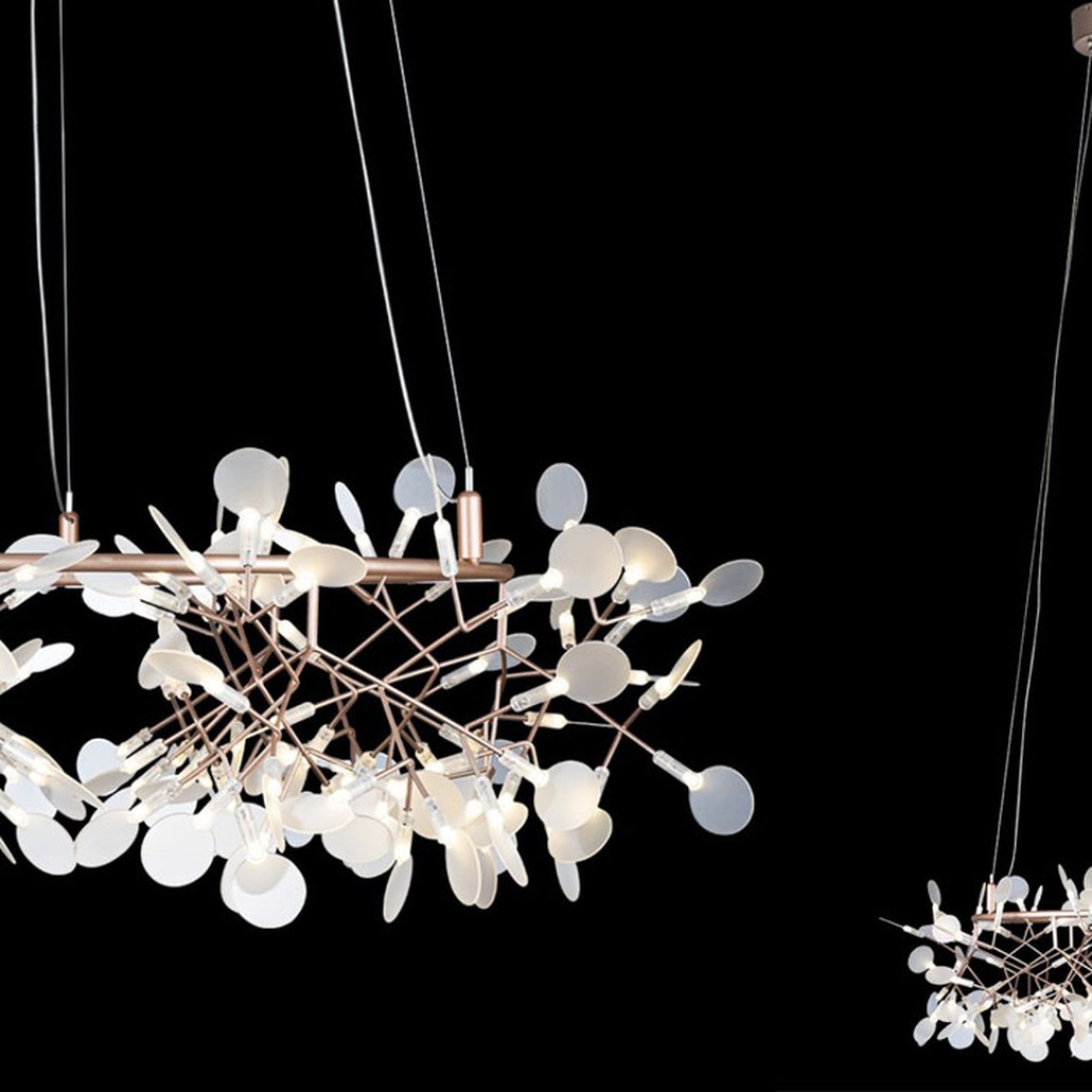 Люстра Heracleum rose gold 100