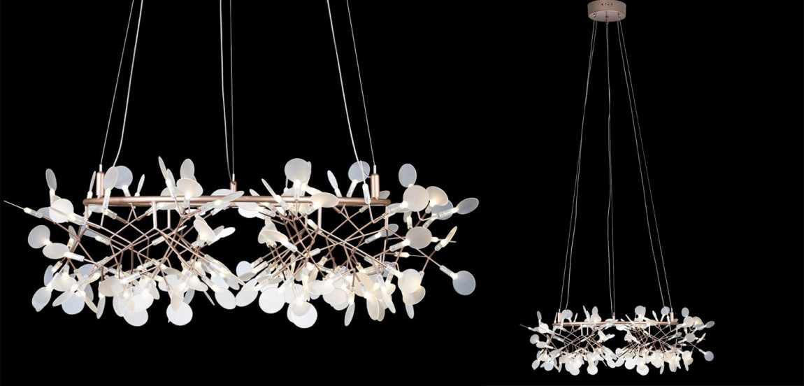 Люстра Heracleum rose gold 100