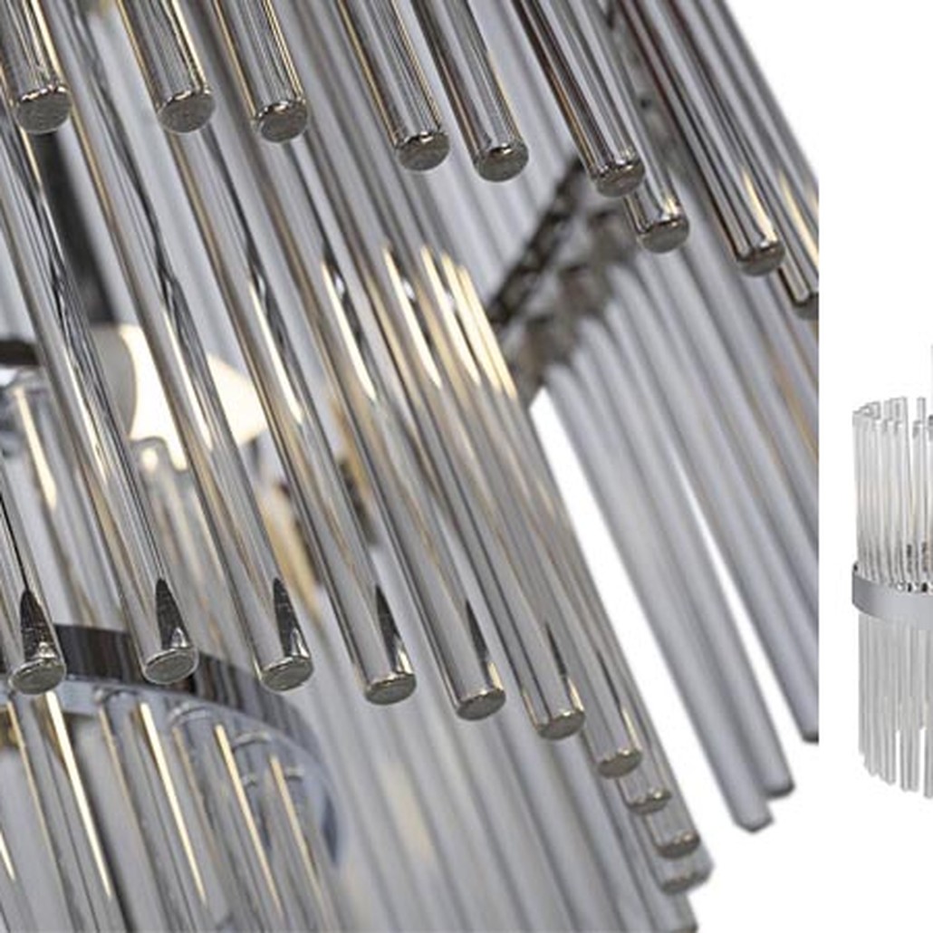 Люстра Hexagon Tube Light Multi-Tiered Chandelier