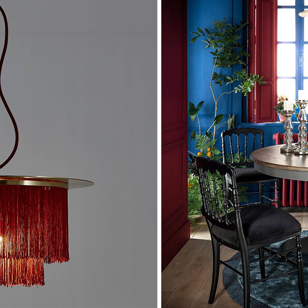 Люстра Houtique Chandelier Burgundy