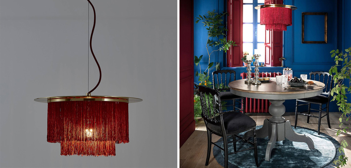 Люстра Houtique Chandelier Burgundy