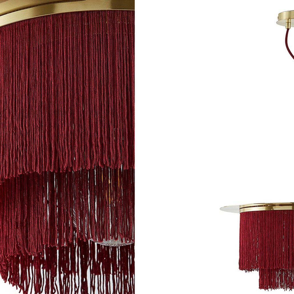 Люстра Houtique Chandelier Burgundy
