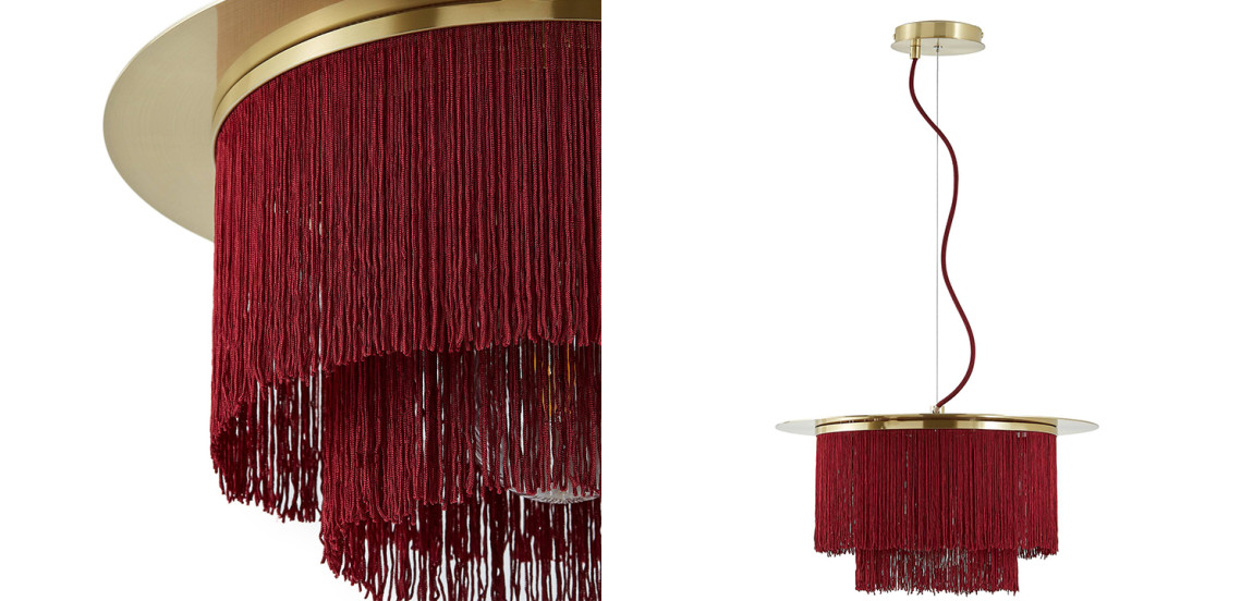 Люстра Houtique Chandelier Burgundy