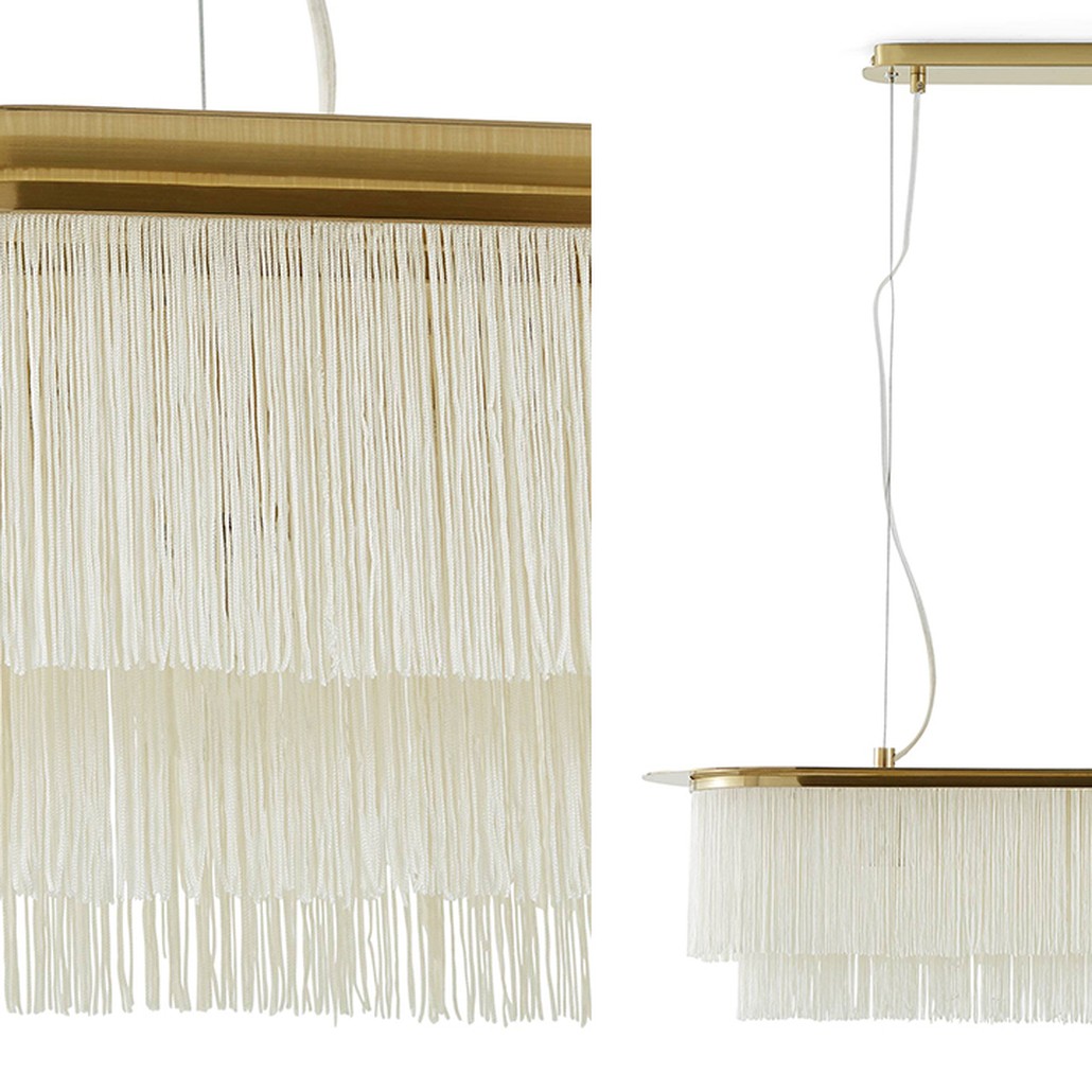Люстра Houtique Linear Chandelier Cream