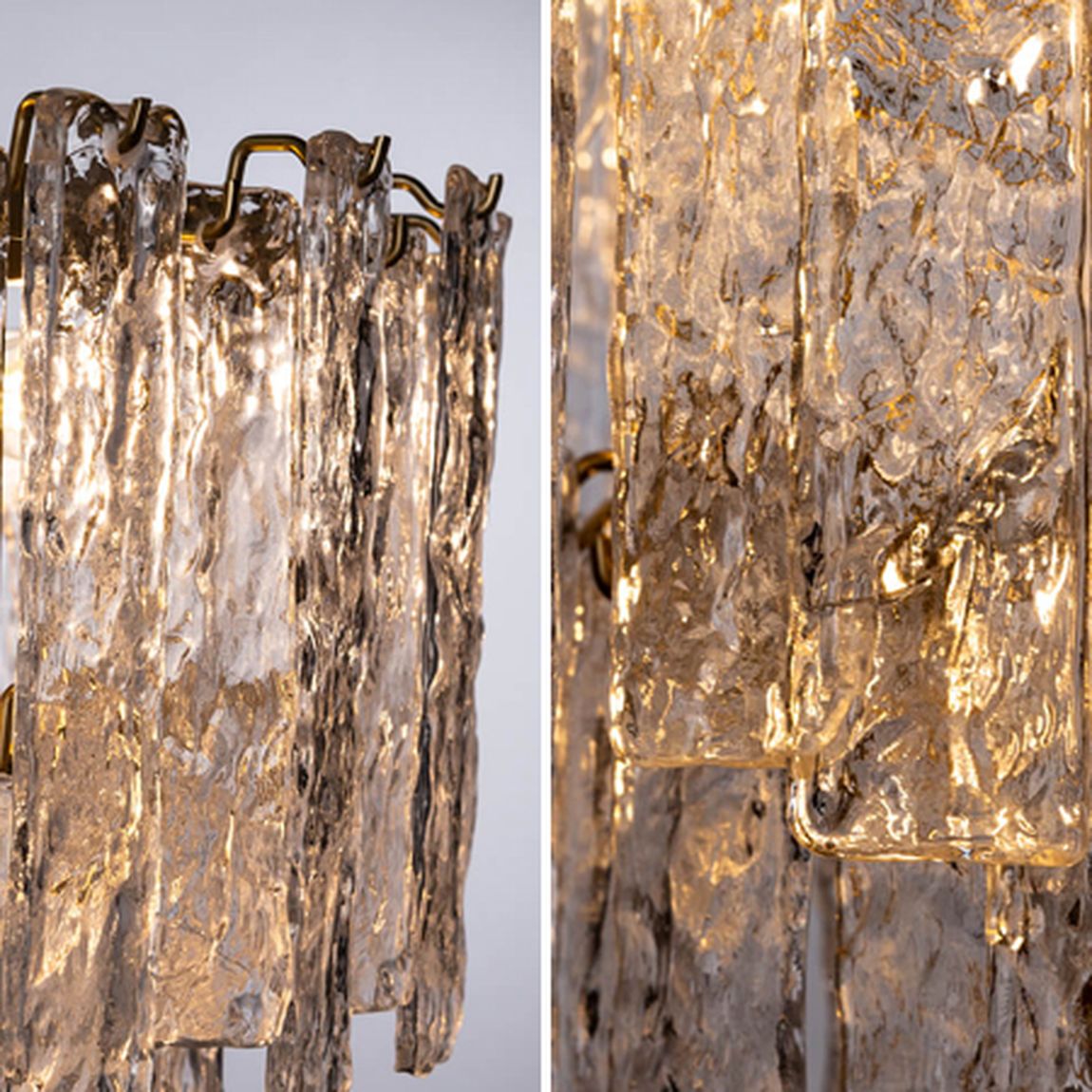 Люстра Iceberg Glass Maxi с Рельефным стеклом
