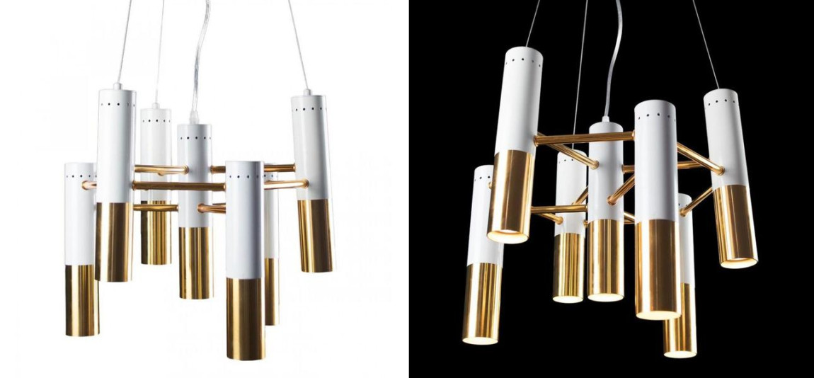 Люстра IKE Delightfull Pendant Белый цвет Диаметр 42 см