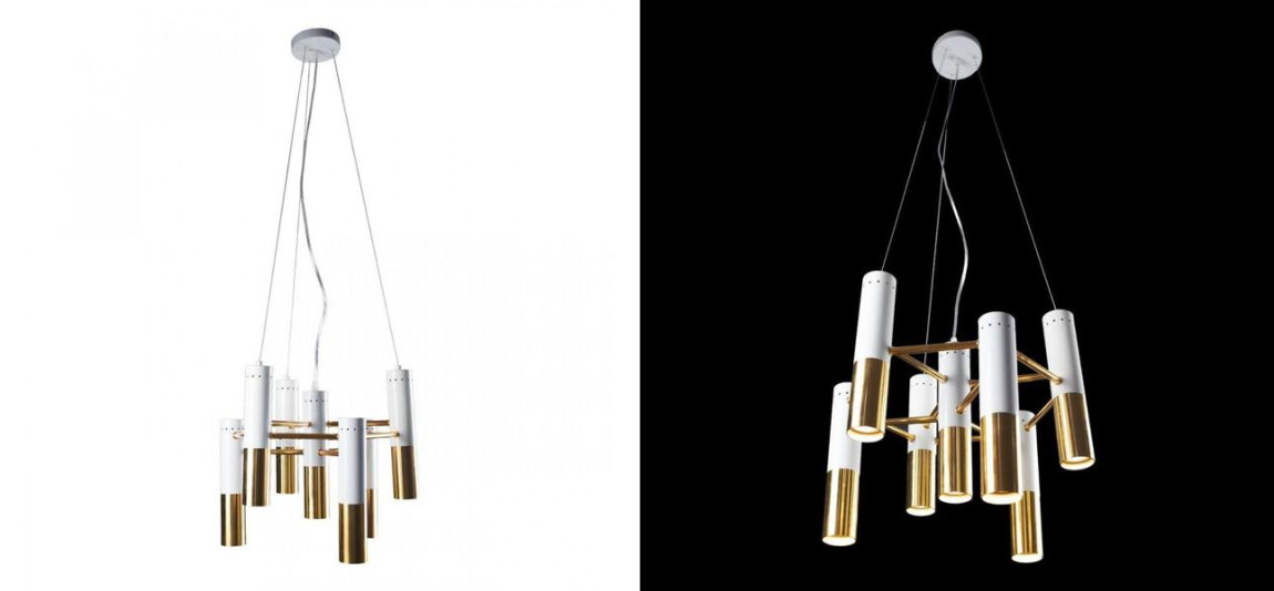 Люстра IKE Delightfull Pendant Белый цвет Диаметр 42 см