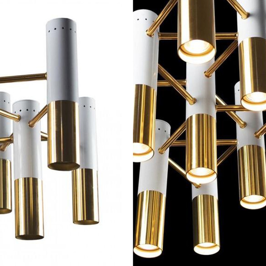 Люстра IKE Delightfull Pendant Белый цвет Диаметр 70 см