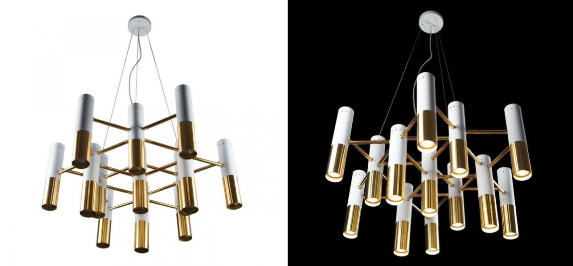 Люстра IKE Delightfull Pendant Белый цвет Диаметр 70 см