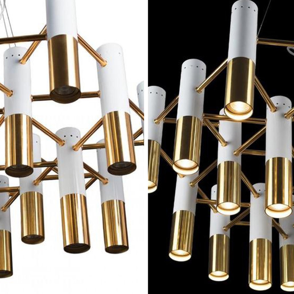 Люстра IKE Delightfull Pendant Белый цвет Диаметр 80 см