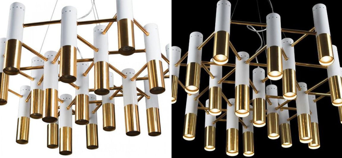 Люстра IKE Delightfull Pendant Белый цвет Диаметр 80 см