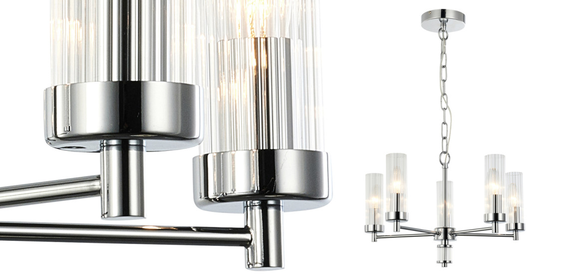 Люстра Jeanette Chandelier Chromium 46