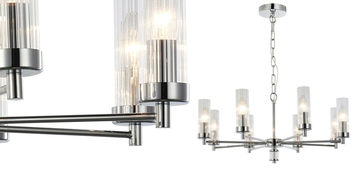 Люстра Jeanette Chandelier Chromium 66