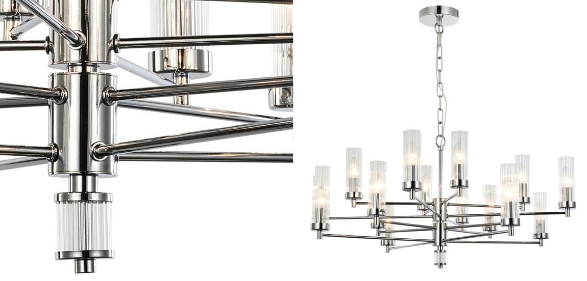 Люстра Jeanette Chandelier Chromium 85