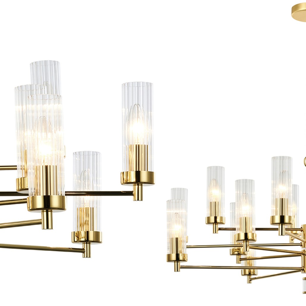 Люстра Jeanette Chandelier Gold 85