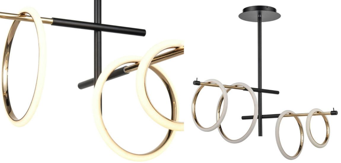 Люстра Jessenia Rings Chandelier 4