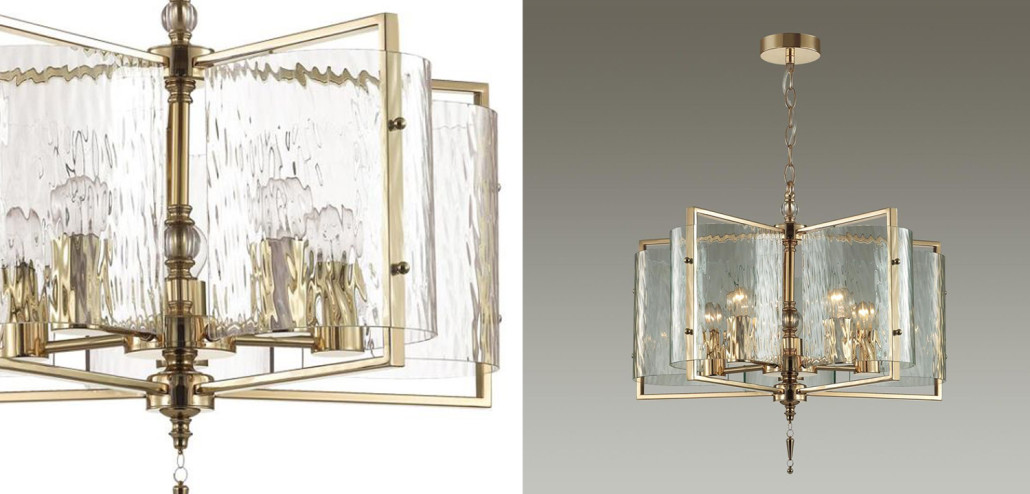 Люстра Karissa Gold Chandelier 48
