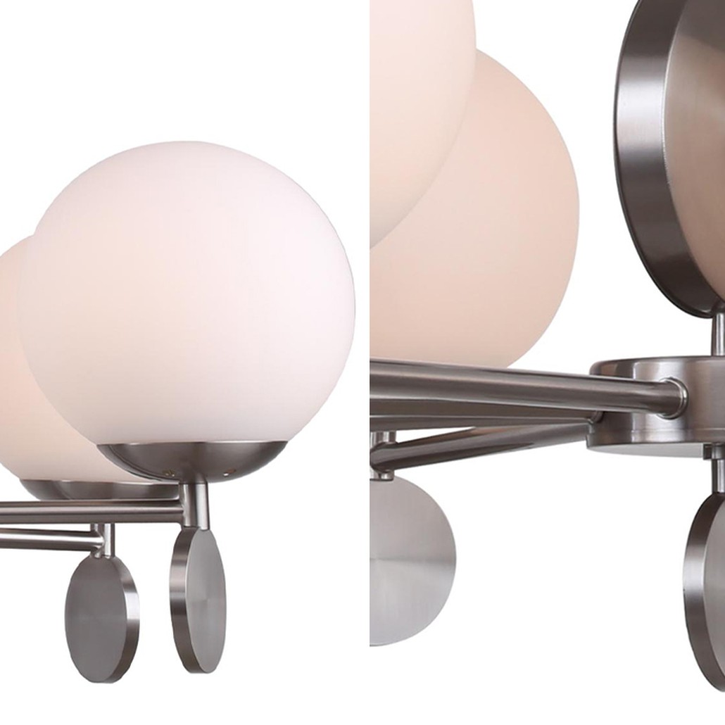 Люстра Kyran Nickel Chandelier 8
