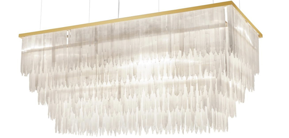 Люстра LAMP SELENITE RECT