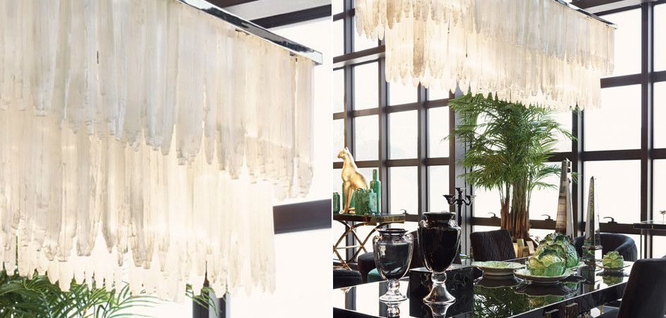 Люстра LAMP SELENITE RECT chromium 130