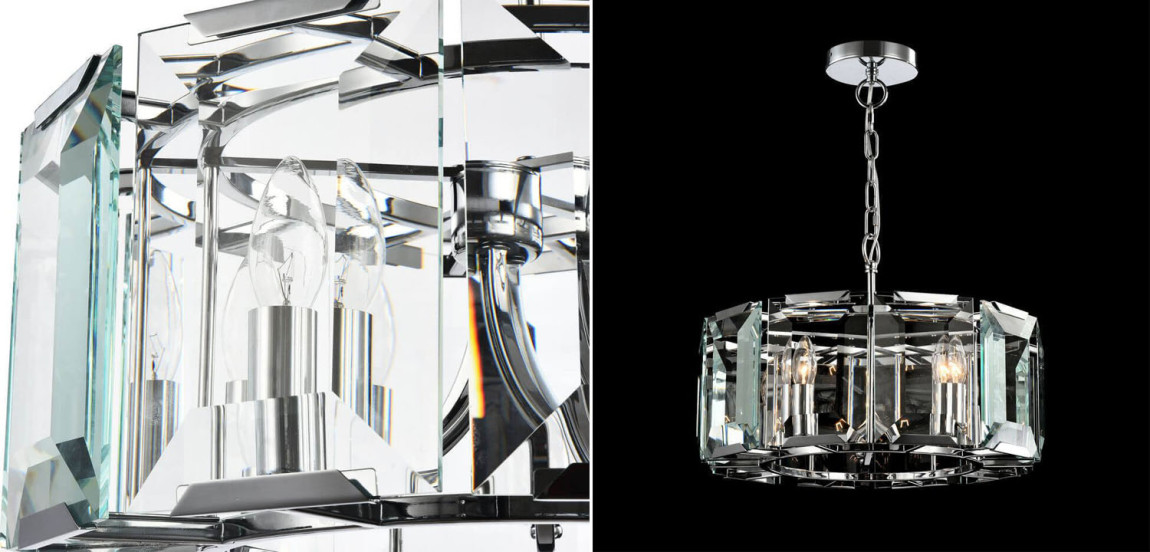 Люстра Lari Harlow Crystal Round Chandelier chrome 5