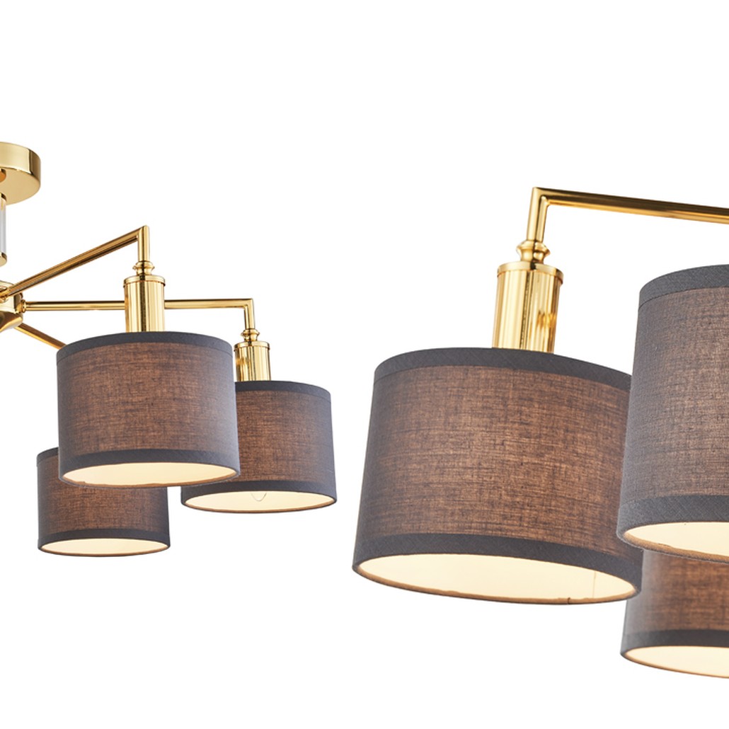 Люстра Laurent Chandelier grey 65