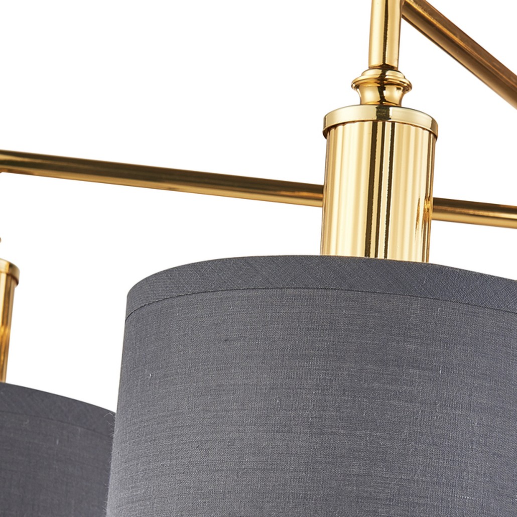 Люстра Laurent Chandelier grey 65