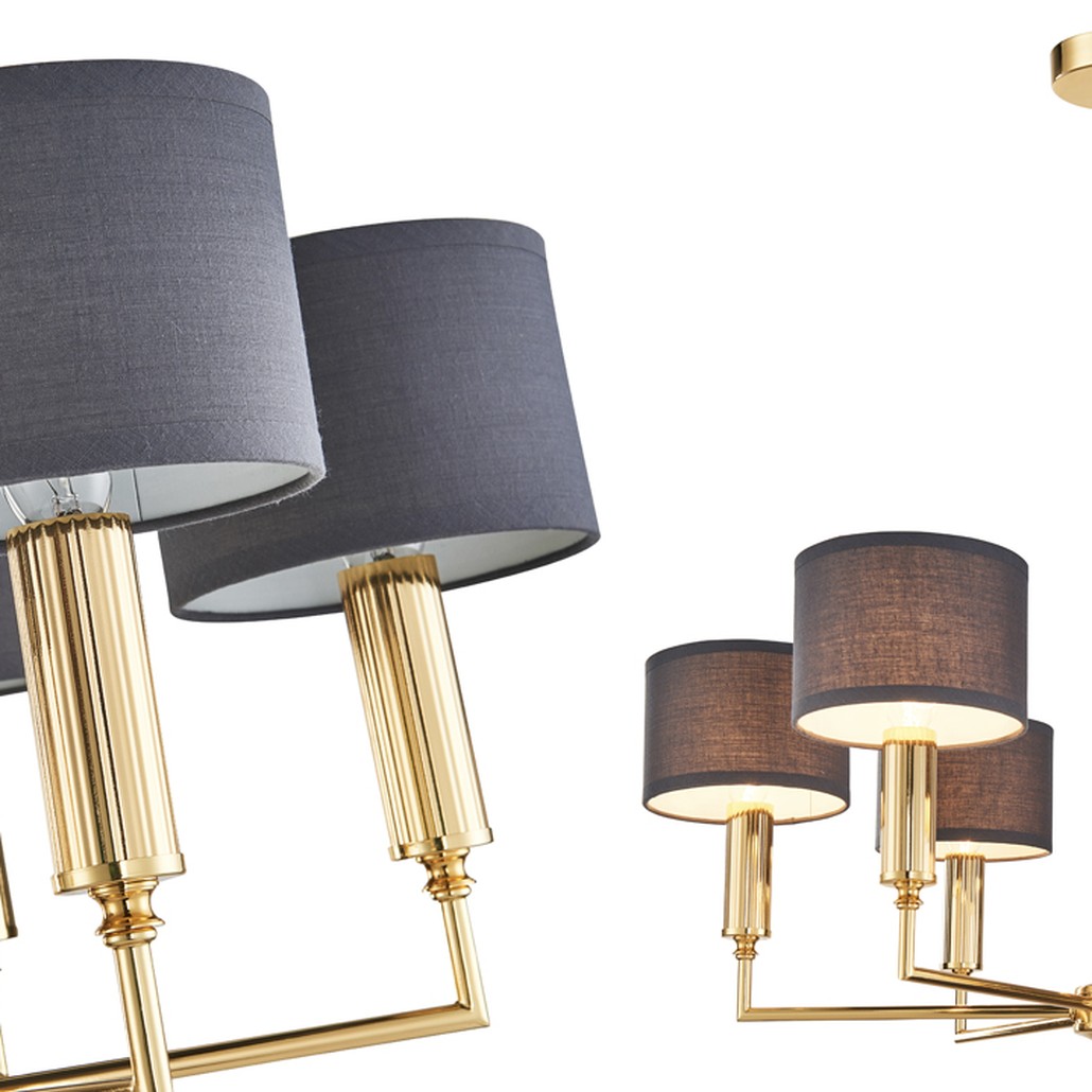 Люстра Laurent Chandelier grey 66