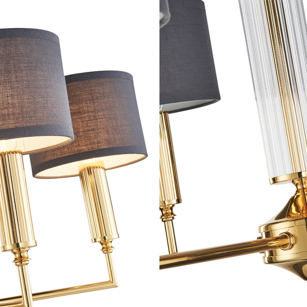 Люстра Laurent Chandelier grey 66