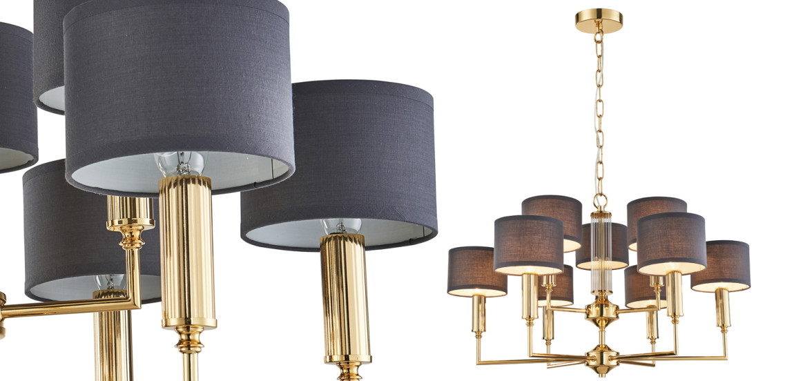 Люстра Laurent Chandelier grey 71